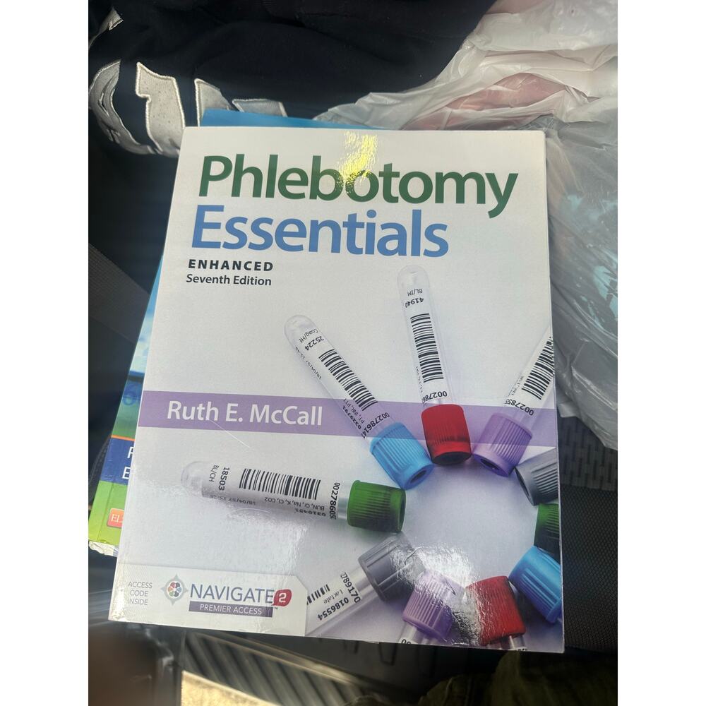 Phlebotomy essentials 7th edition college 2020934802 excellent conditio textbook